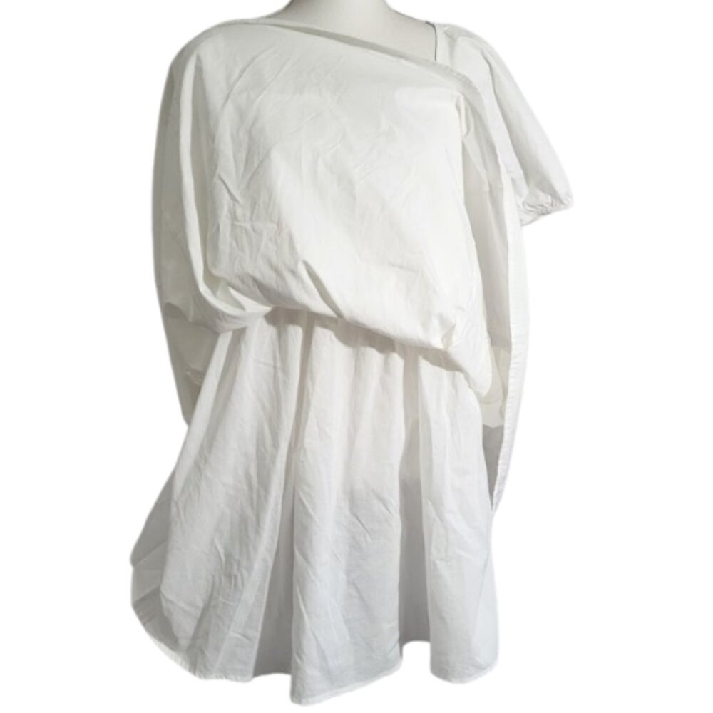 DRAPER JAMES Magnolia White Puff Sleeve Mini Dress - New With Tags Women's XL - Picture 5 of 9